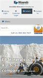 Mobile Screenshot of epminerals.com